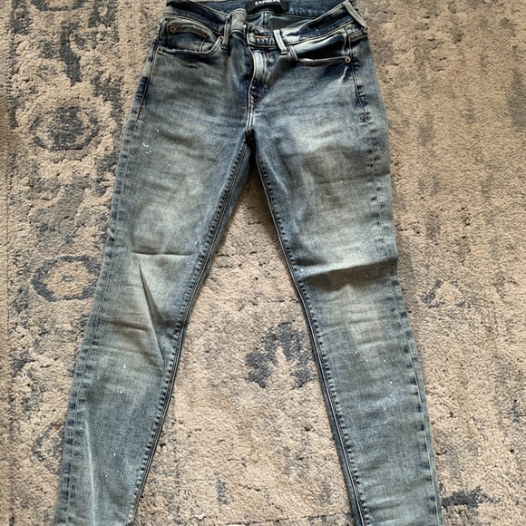 Medium vintage wash express jeans
